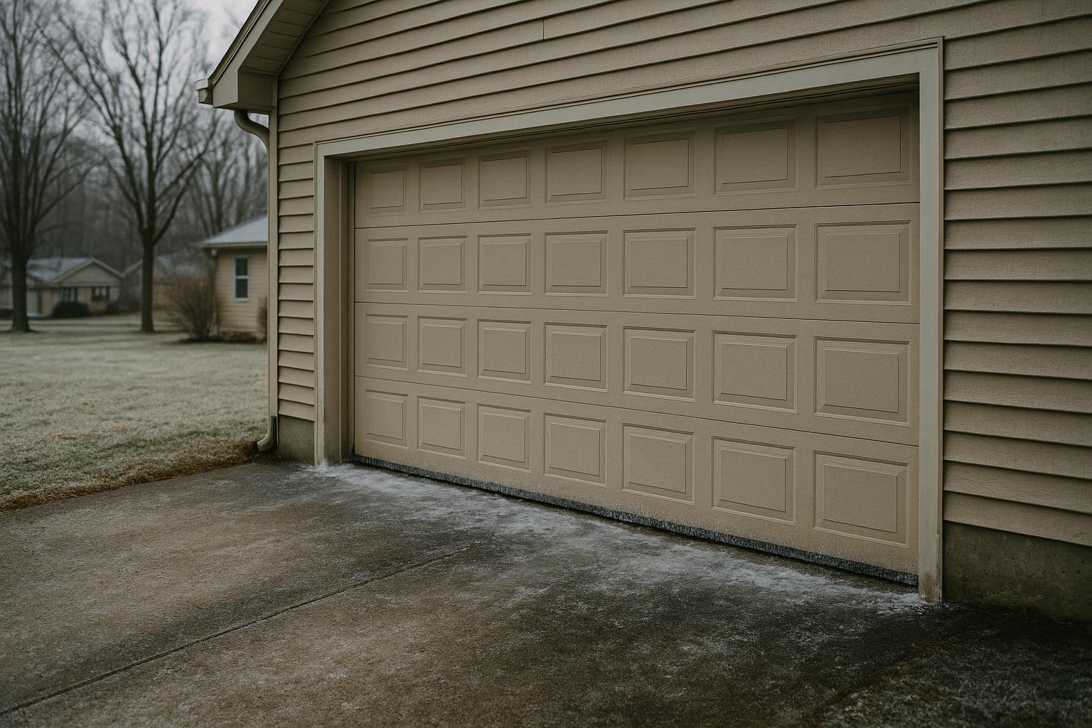 What to Do When Your Garage Door Won't Open in Cold Weather